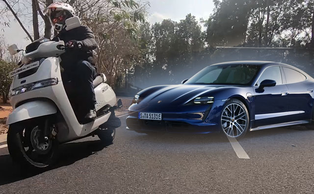 Video: Porsche Taycan Review, TVS iQube