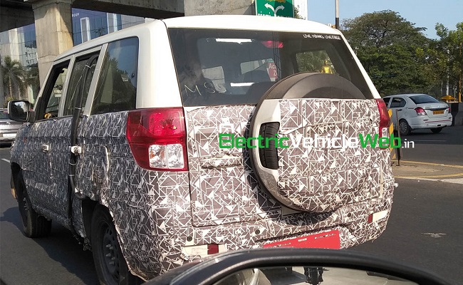 2020 Mahindra TUV300 Plus Facelift With Camouflage Spotted Again While Testing In India