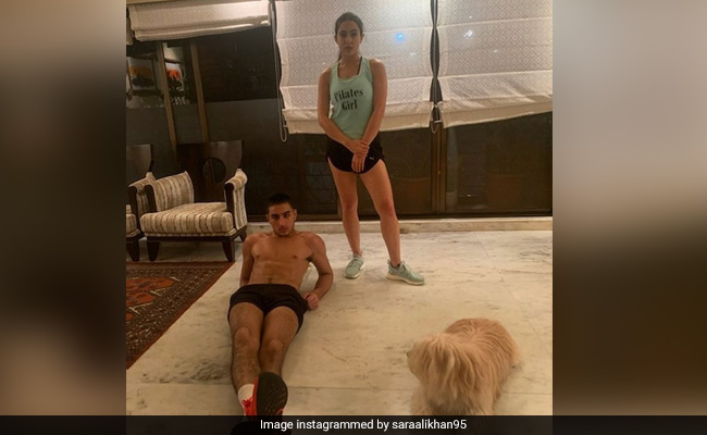 "Knock Knock. Who's There?" Not Sara Ali Khan And Ibrahim. They Are Busy Working Out