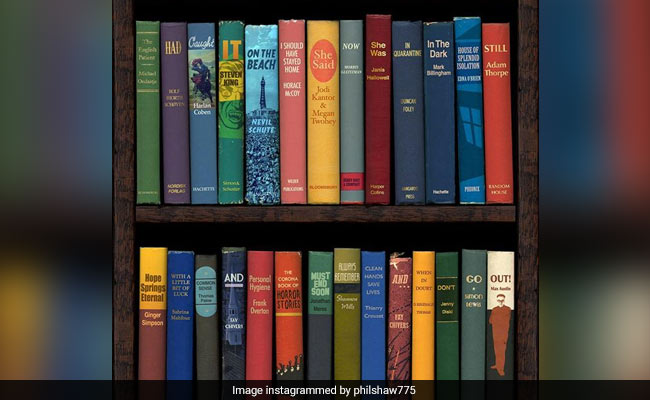 This Viral Pic Of A Bookshelf Has A Message On Coronavirus. See It?
