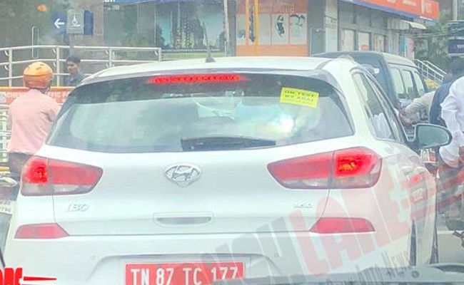 Hyundai i30 Spied Testing Again In India