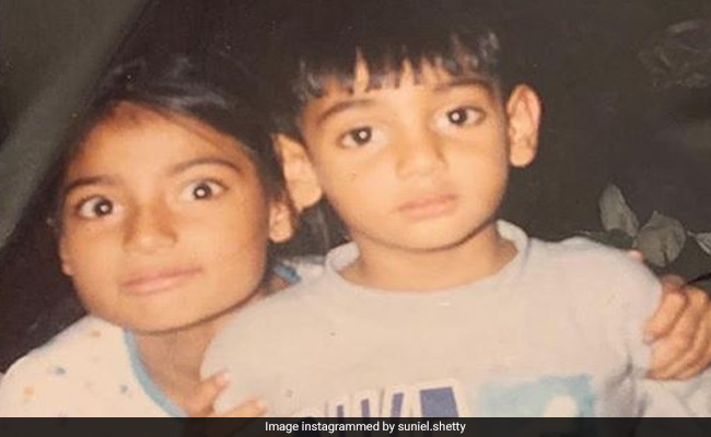 Can You Guess Who Is "<i>Sadhu</i>" And Who Is "<i>Shaitaan</i>" In This Throwback Pic Of Athiya And Ahan Shetty?