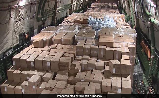 Russian Plane With COVID-19 Medical Aid Lands In US