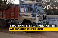 UP Cops Stop 94 Migrant Workers, Families On 1,000-km Truck Journey To Bihar UP Cops Stop 94 Migrant Workers, Families On 1,000-km Truck Journey To Bihar