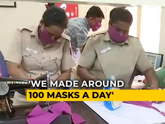 Police Station Takes Up Task Of Producing Masks, Sanitisers For Poor