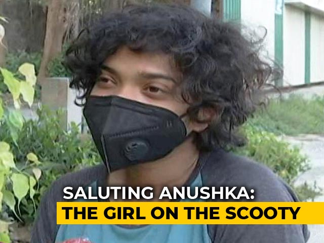 Delhi Girl On Scooty Delivers Essentials To The Poor