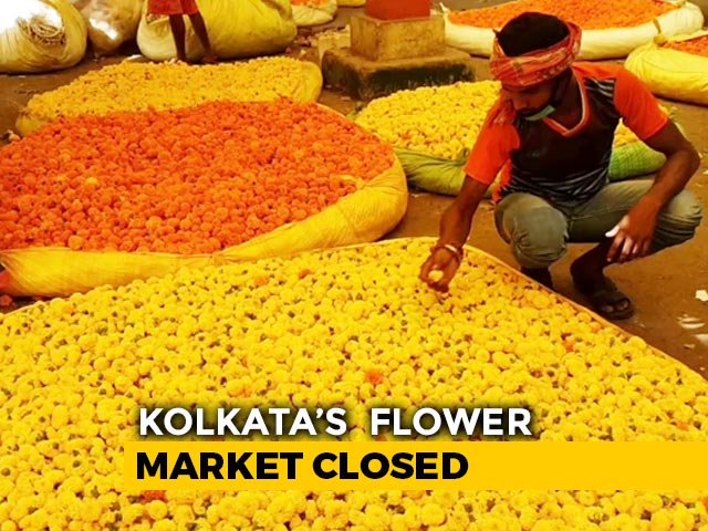 Asia's Largest Flower Market In Kolkata Closed