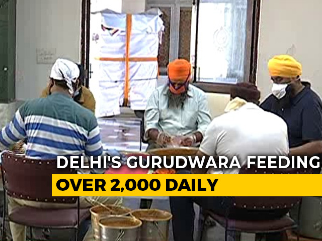 Delhi Gurdwara Feeds Over 2,000 Daily Amid Lockdown
