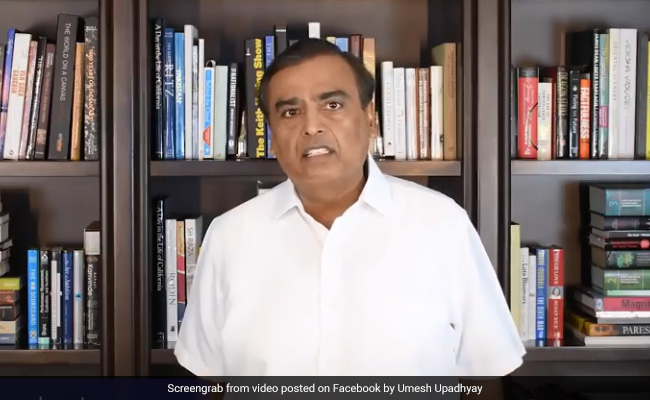 "Facebook-Jio Partnership Will Make India Leading Digital Society": Mukesh Ambani