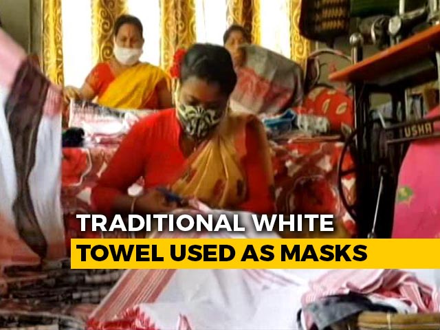 Assam Women Use Traditional Towel To Make Masks Amid COVID-19 Pandemic