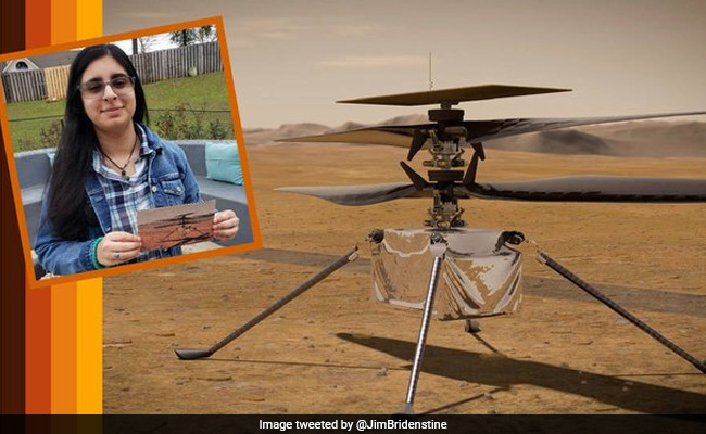 भारतीय मूल की 17 साल की लड़की ने अमेरिका में जीता कॉन्‍टेस्‍ट, रखा नासा के पहले मार्स हेलीकॉप्‍टर का नाम