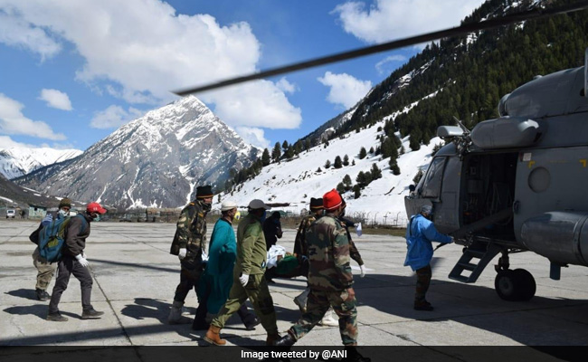 Army Evacuates Critically Ill Pregnant Woman From Snow-Choked Valley In J&K