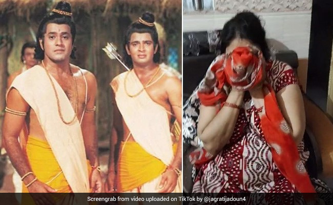 TikTok Viral Video: रामायण में भगवान राम गए वनवास तो रोने लगी महिला, बेटी बोली- 'मम्मी क्या कर रही हो ये...'