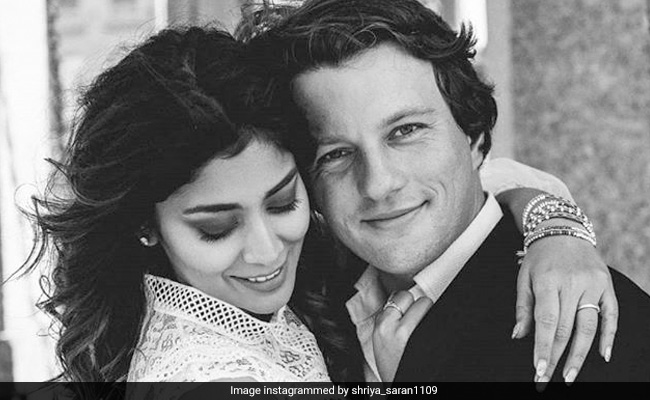 Shriya Saran's Birthday Wish For Her "Heartbeat" Andrei Koscheev Is Too Cute To Miss