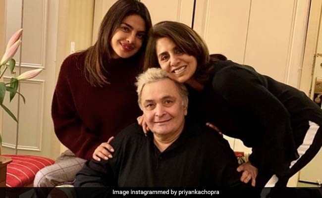 "Heart Is Heavy": Priyanka Chopra Shares Pic With Rishi Kapoor In New York