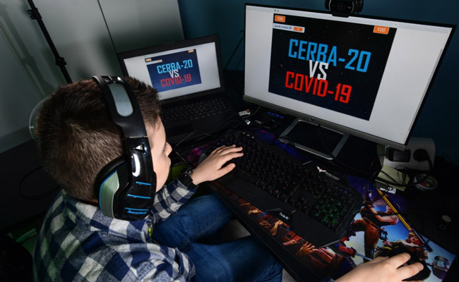 9-Year-Old Italian Boy Creates "Cerba-20", Video Game On COVID-19