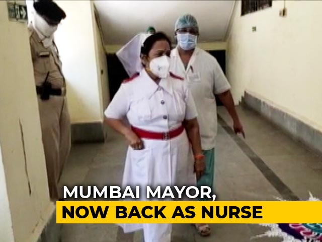 Mumbai Mayor Dons Her Old Nursing Uniform To Motivate Corona Warriors