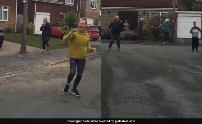 Social Distancing Won't Stop The Party, Not On This Street. Watch