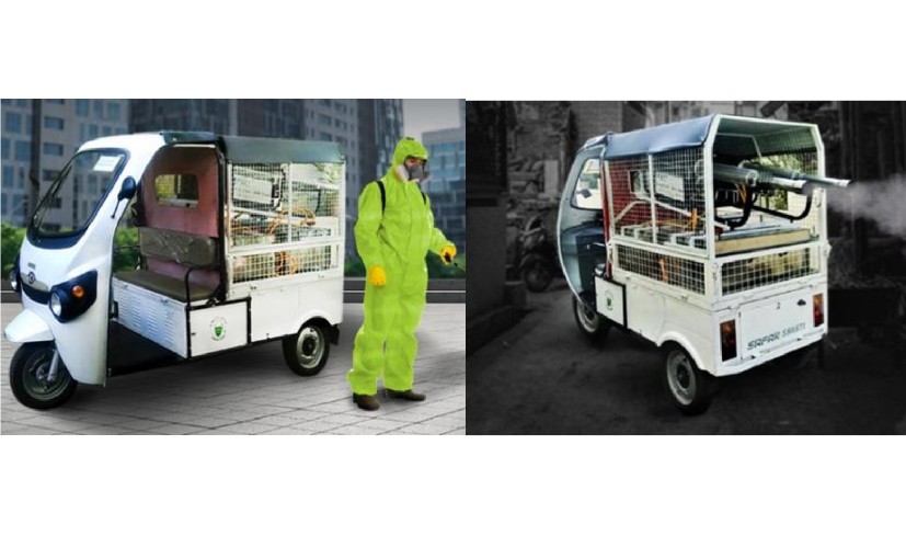 Kinetic Group Introduces Fogging & Spraying Electric Vehicles To Disinfect Localities
