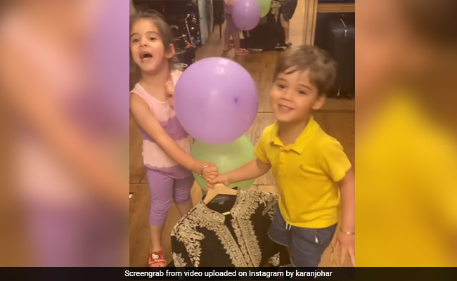 Watch: Karan Johar's Kids Stopping Him From Having A Bite Of His Own Birthday Cake Is&nbsp;Too Cute To Miss