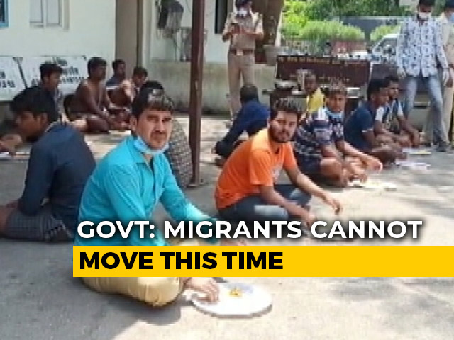 Thousands Of Migrants Defy Lockdown, Take To Streets