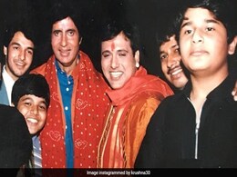 How <i>Chote Miyan</i> Govinda's Nephew Krushna Abhishek Scored This Pic Of <i>Bade Miyan</i> Amitabh Bachchan How <i>Chote Miyan</i> Govinda's Nephew Krushna Abhishek Scored This Pic Of <i>Bade Miyan</i> Amitabh Bachchan