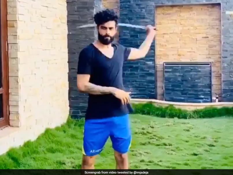 "Your Grass Needs A Mow": Michael Vaughan Trolls Ravindra Jadeja Over Sword Wielding Video