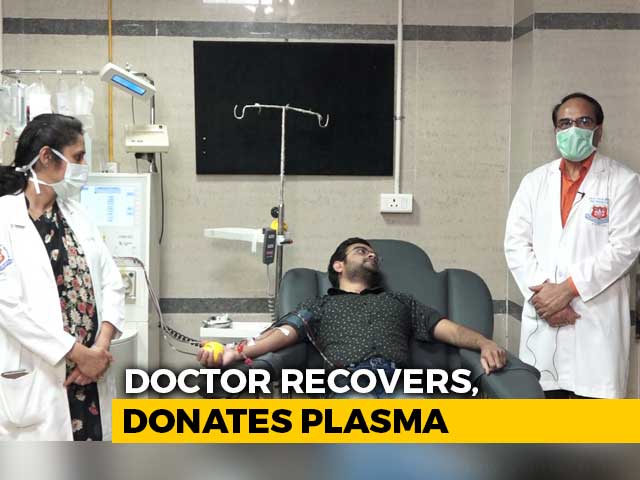 First COVID-19 +ve UP Doctor Donates Plasma After Recovery, Makes Appeal
