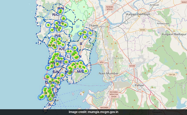 Map Of COVID-19 Containment Zones In Mumbai