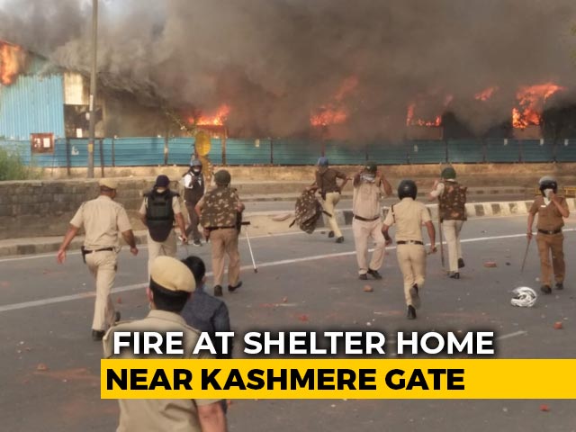 Delhi Shelter Allegedly Set On Fire By Inmates After Fight Over Food