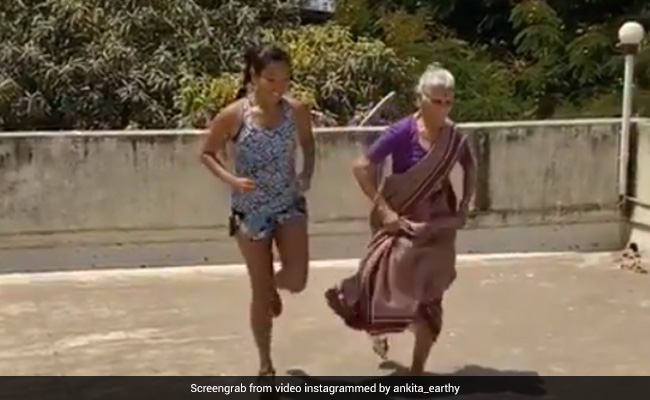 Milind Soman's Mom, 81, Working Out With Ankita Konwar Is A Whole New Level Of Coolness