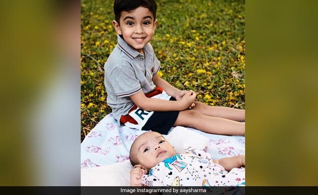 Here's How Ahil And Ayat Are Teaching Dad Aayush Sharma To Be "Happy"