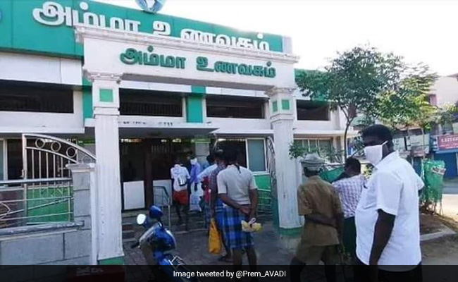Amma Canteens To Provide Free Food During 12-Day Lockdown In 4 Tamil Nadu Districts