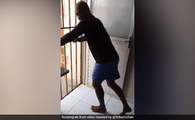 Viral Video: शख्स ने लॉकडाउन में फर्श को यूं बनाया ट्रेडमिल, और लगा दी दौड़, अमिताभ ने शेयर किया वीडियो