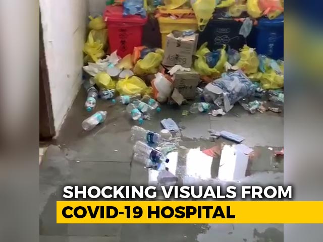 Garbage Mounds Seen In UP COVID-19 Hospital, Filmed Reportedly By Patient