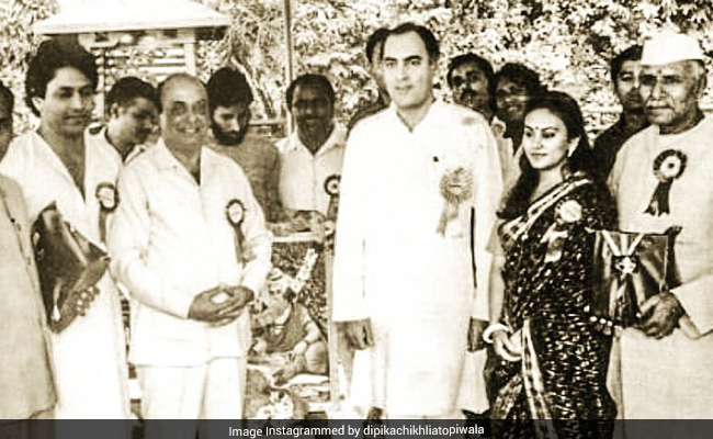 When Dipika Chikhlia And <I>Ramayan</i> Cast "Created History" With Rajiv Gandhi