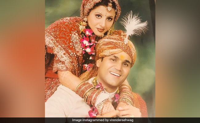 "Feel Like An Archaeologist": Virender Sehwag's Hilarious Anniversary Wish For Wife