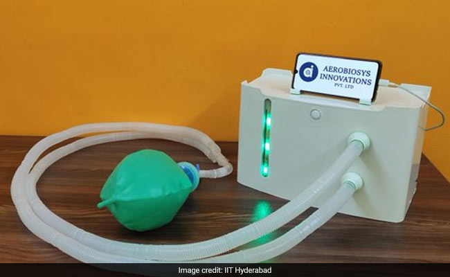 IIT Hyderabad CfHE-Incubated Startup Develops Low-Cost Ventilator