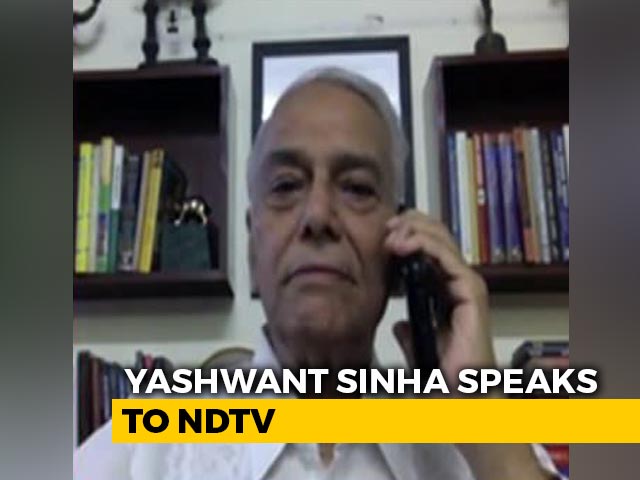 Centre Must Control Hotspots Strictly: Yashwant Sinha To NDTV