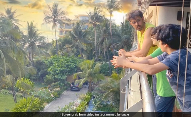 Hrithik Roshan, Hrehaan And Hridhaan's "Summer Of Lockdown" Looks Like This. Pic Courtesy Sussanne Khan