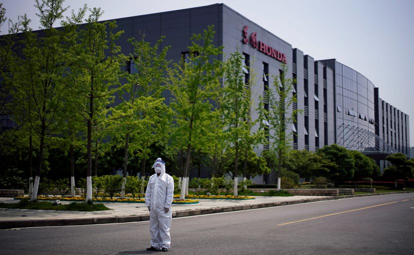 Honda Restarts Work In China's Wuhan Plant With Temperature Checks And Masks