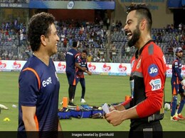 विराट कोहली ने सचिन तेंदुलकर की मजेदार फोटो पोस्ट कर लिखा दिल छू लेने वाला मैसेज, ऐसे किया बर्थडे विश विराट कोहली ने सचिन तेंदुलकर की मजेदार फोटो पोस्ट कर लिखा दिल छू लेने वाला मैसेज, ऐसे किया बर्थडे विश
