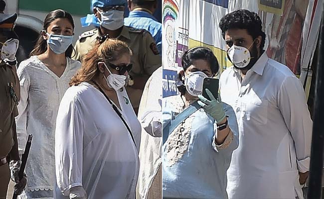 Rishi Kapoor's Funeral: Family, Alia Bhatt, Anil Ambani, Abhishek Bachchan Attend