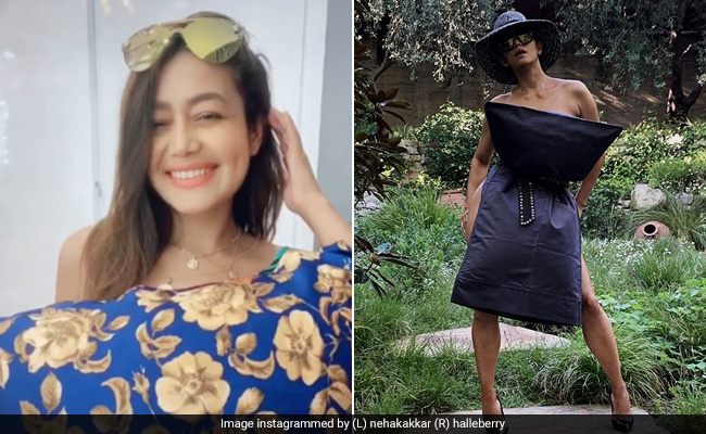 From Halle Berry To Neha Kakkar: Why Celebs Are Dressing Up In Pillows
