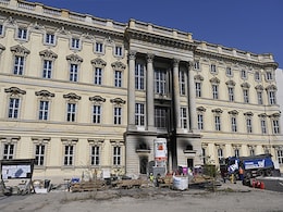 Fire At Building Site Of Berlin Royal Palace, One Injured Fire At Building Site Of Berlin Royal Palace, One Injured