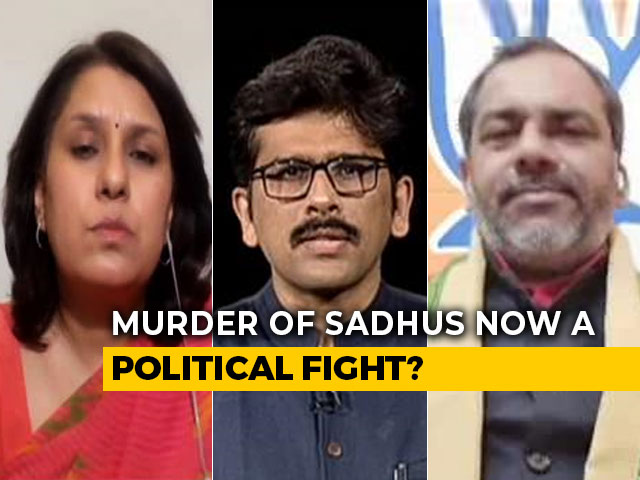 Political Fight Over Killing Of Sadhus In UP, Maharashtra