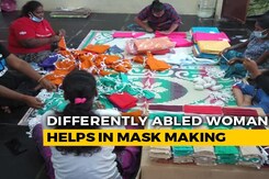 Differently-Abled Homeless Women Make Masks For Chennai Sanitary Workers Differently-Abled Homeless Women Make Masks For Chennai Sanitary Workers