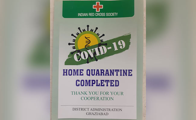 गाजियाबाद: 5 फरवरी से 21 मार्च तक विदेश से आए 1961 लोगों के क्वारंटाइन पूरा करने पर धन्यवाद कर रहा प्रशासन