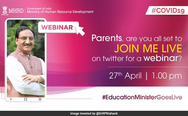 Education Minister To Answer Parents' Queries Through Webinar, Invites Suggestions