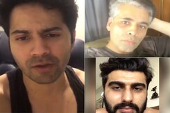 Varun Catches Up With Arjun & Karan Johar On Instagram Varun Catches Up With Arjun & Karan Johar On Instagram